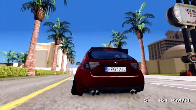Subaru Impreza WRX STI Hatchbag - GTA San Andreas _REVIEW смотреть онлайн