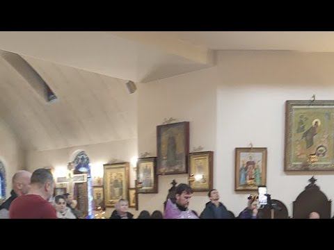 26.03.2023 г. молебен у мощей святой блаженной Матроны Московской и у иконы св. Ксении Петербургской смотреть онлайн