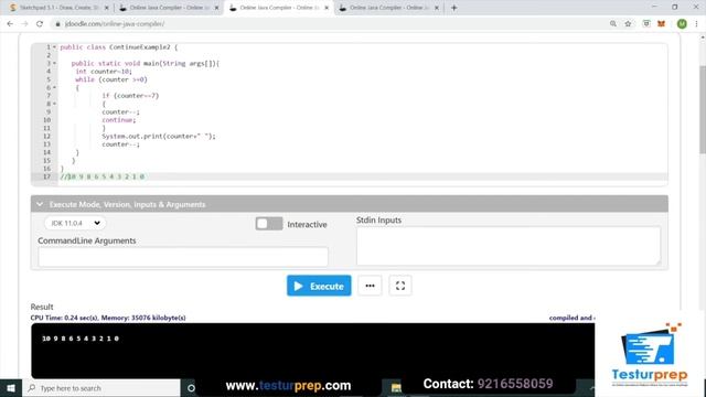 Continue and break statement- JAVA lecture 7 смотреть онлайн