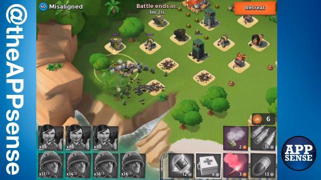 Misaligned (40) Single Player Island - Boom Beach Walkthrough смотреть онлайн