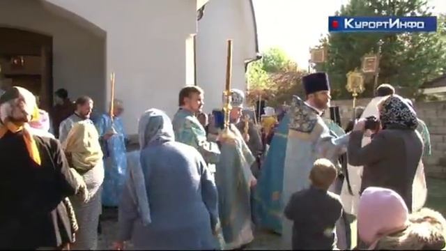 Престольный праздник в храме Рождества Пресвятой Богородицы в посёлке Александровская смотреть онлайн