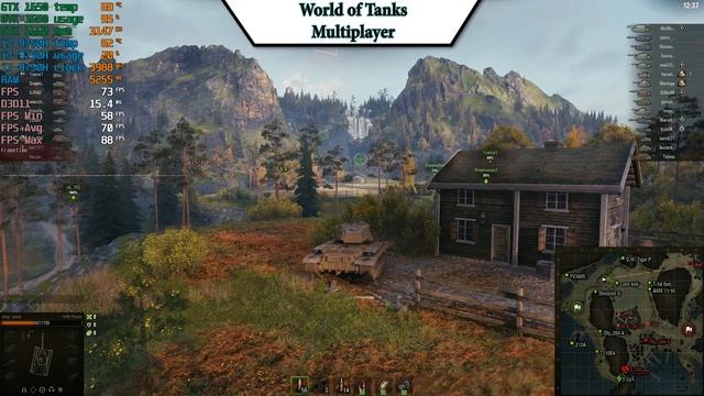 Lenovo Legion Y7000 (2019): World of Tanks gameplay (i7 9750H, GTX 1650) смотреть онлайн