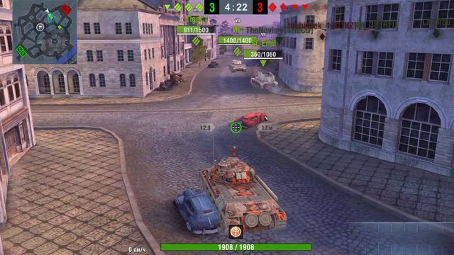 53TP Markowskiego - 5 фрагов (ping 500 - 700, а по КБЗ нужно было подбить 3 ПТ-САУ) смотреть онлайн