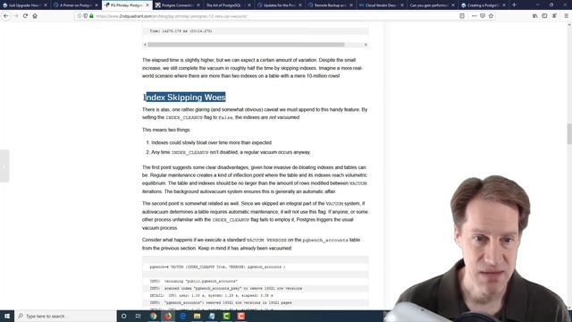Scaling Postgres Episode 80 Just Upgrade | Vacuum Updates | Connection Strings | Postgres Showcase смотреть онлайн