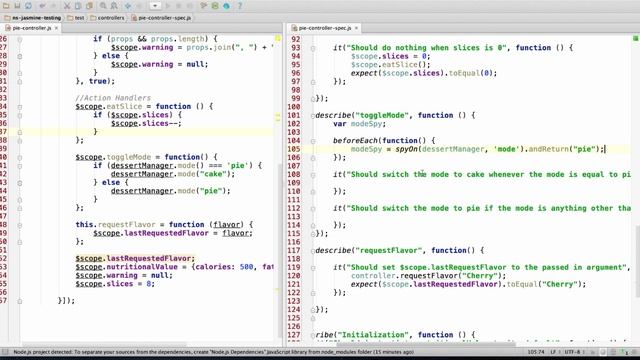 11) Angular/Jasmine, Spying on Factories смотреть онлайн