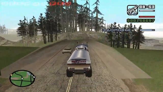 Прохождение GTA: San Andreas (Миссия 29: Водила Бензовоза) смотреть онлайн