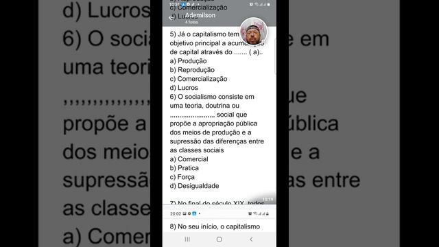 Capitalismo e Socialismo 3 ano EJA . Prof Ademilson смотреть онлайн