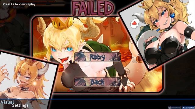 [osu!skins] Обзор скина: -Bowsette- C6 (CE6A) смотреть онлайн