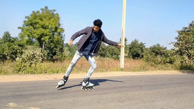 How To Power Slide On Inline Skates//Skating Lessons смотреть онлайн