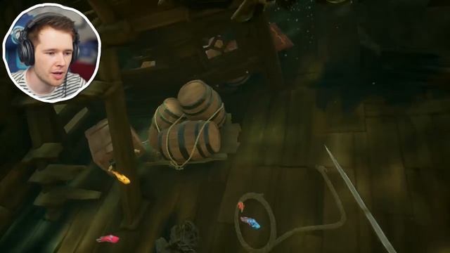 Can We Find SUNKEN PIRATE TREASURE?! (Sea of Thieves #2) смотреть онлайн