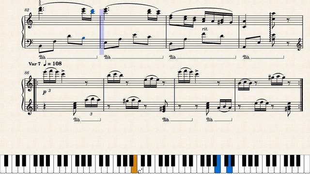 Paganini Caprice 24 - Piano Solo Sheets (Intermediate) смотреть онлайн