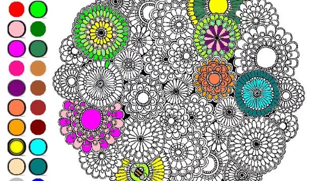 Расслабляющая раскраска | coloring antistress | asmr relax | арт терапия смотреть онлайн