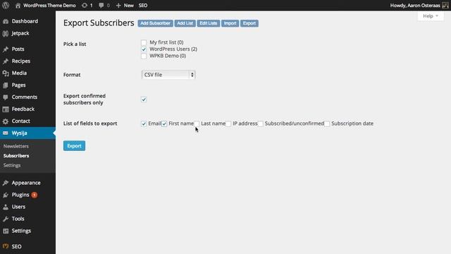 How to Export Subscribers from Mail Poet смотреть онлайн