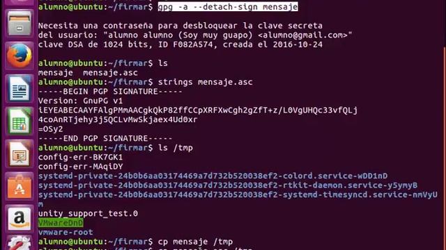 Firma digital 01 Mensaje y firma separados Seguridad Informatica CFGM смотреть онлайн