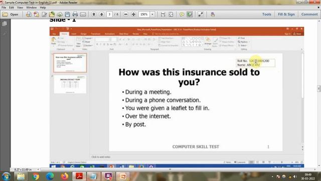 ESIC UDC Computer Skill Test | Practical Lecture | PowerPoint with sample paper смотреть онлайн