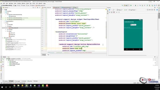 Android Studio Tutorial - Material Components V2 Chip and Chip Group смотреть онлайн