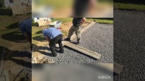 фундамент , плита под беседку
