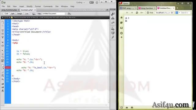 PHP and Mysql Essential Bangla - 22. understanding boolean logic смотреть онлайн