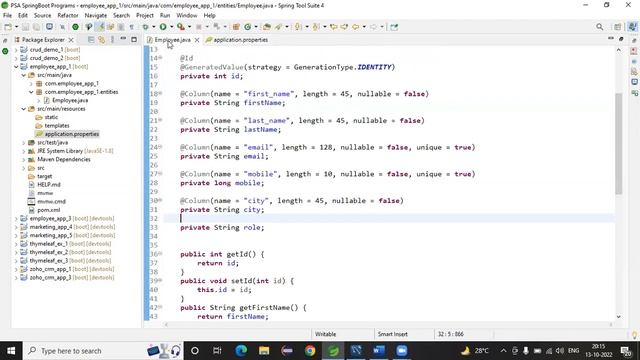 Employee Management System (part - 1) | Spring Boot Project | Hibernate | MySQL (Step by Step) смотреть онлайн