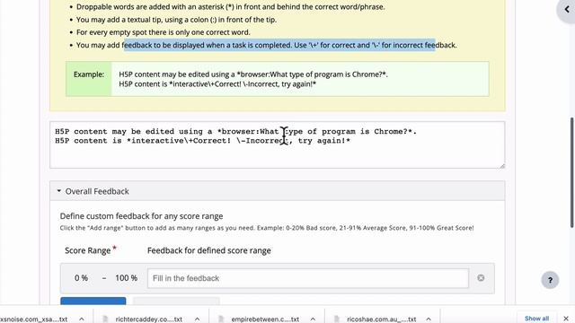 H5P Series - Learn how to create a DRAG THE WORDS activity in H5P for MOODLE смотреть онлайн