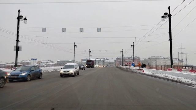 2022.12.10. Погода Петербург. 13:52. -6°. Большая поездка по городу. Жирандоль. смотреть онлайн