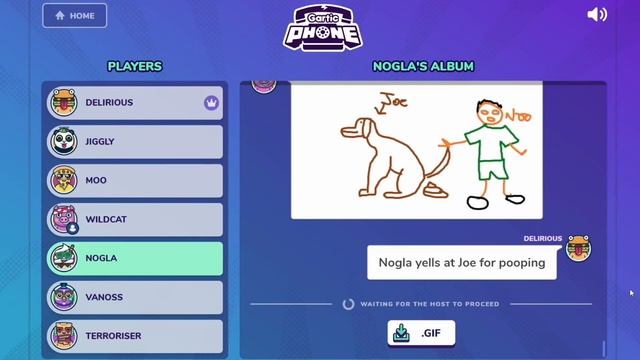 Gartic Phone is a game that reveals who your dumbest friends are... смотреть онлайн