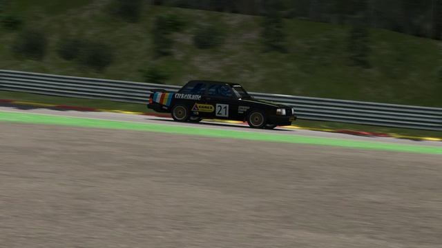 RaceRoom Volvo 240 Turbo Group A Touring Car Spa Francorchamps смотреть онлайн