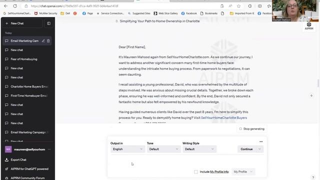 ? Master Email Marketing with ChatGPT: Expert Tutorial by Maureen Mahood! ? смотреть онлайн