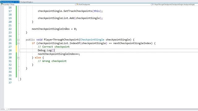 Simple Checkpoint System In Unity