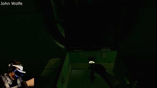 Реакция Летсплейщиков на появление вендиго за спиной, в игре The Inpatient смотреть онлайн