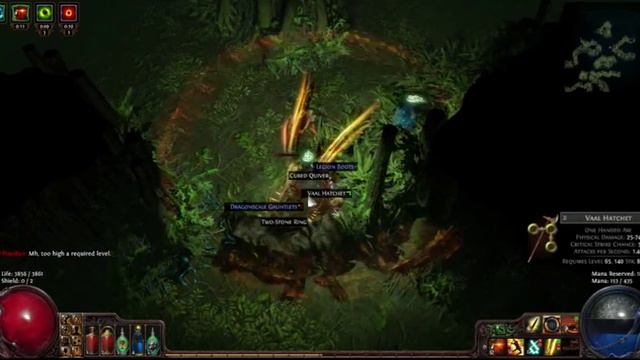 Path of exile: Dual wield multi strike build!