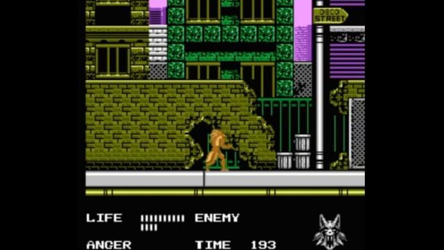 Dendy (Famicom,Nintendo,Nes) 8-bit Werewolf The Last Warrior Stage 2 Mad City