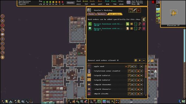Dwarf Fortress. Инкрустация. Gem Setting смотреть онлайн