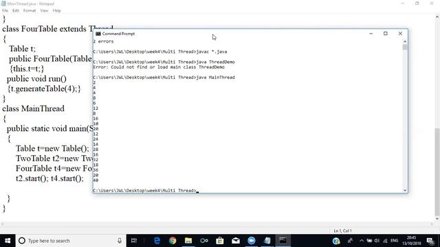 Multi Threading and Thread Synchronization in Java смотреть онлайн