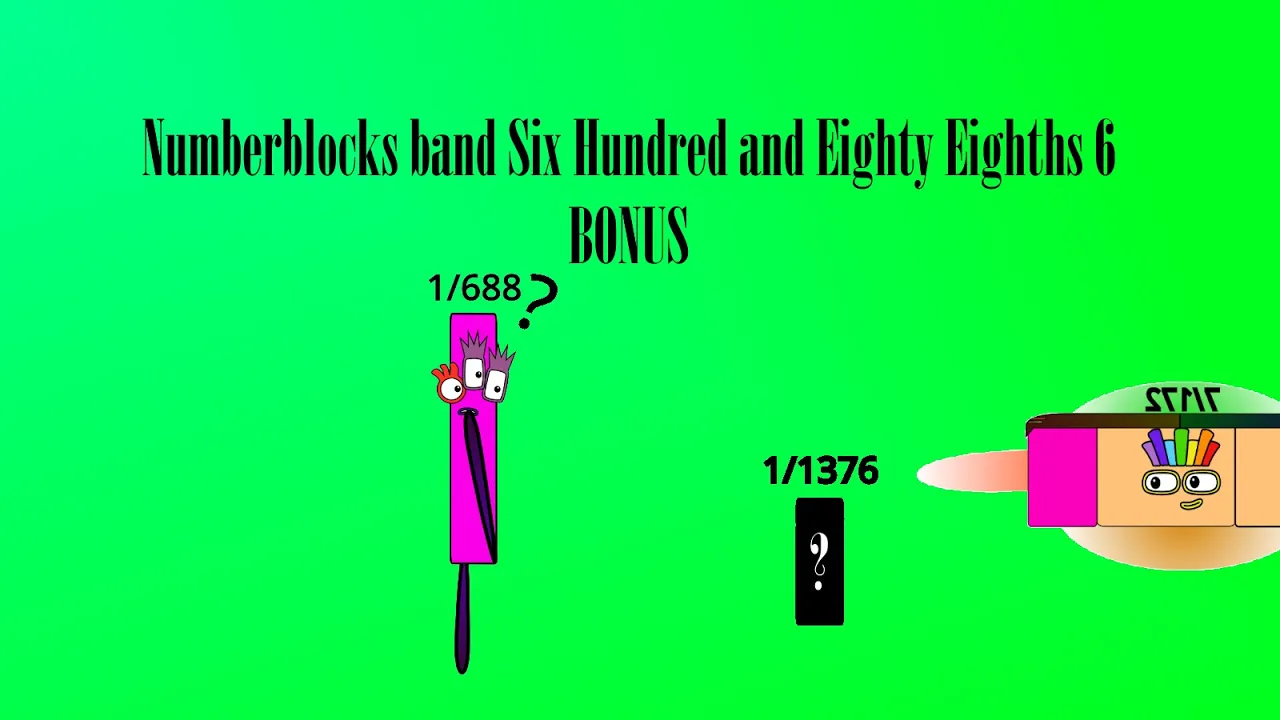 Numberblocks band Six Hundred and Eighty Eighths 6 + BONUS смотреть онлайн