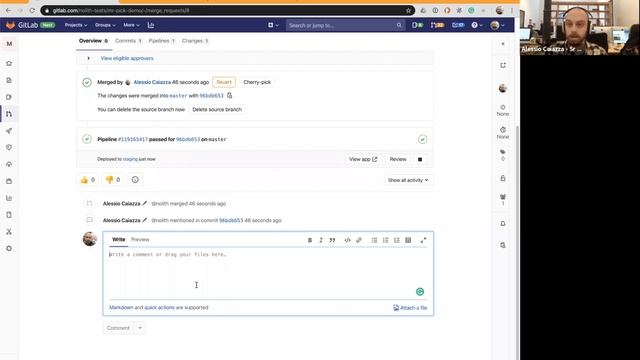 DEMO: Track merge requests of cherry-picked commits when deploying смотреть онлайн