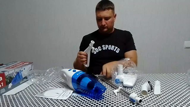 ОБЗОР РУЧНОГО ПЫЛЕСОСА DL-0849