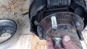 Замена шпильки задняя ступица Газель