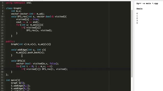Iterative Depth First Search in Data Structure | DFS (Iterative) | C++ Java Python смотреть онлайн