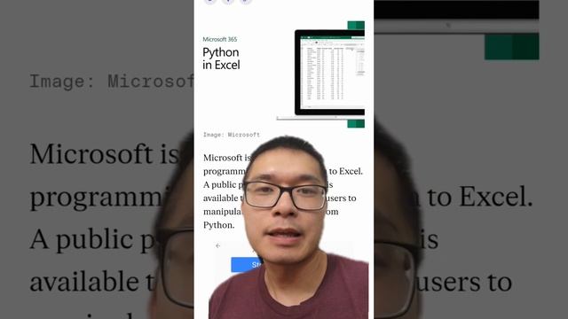 You can now run Python inside of Excel! смотреть онлайн