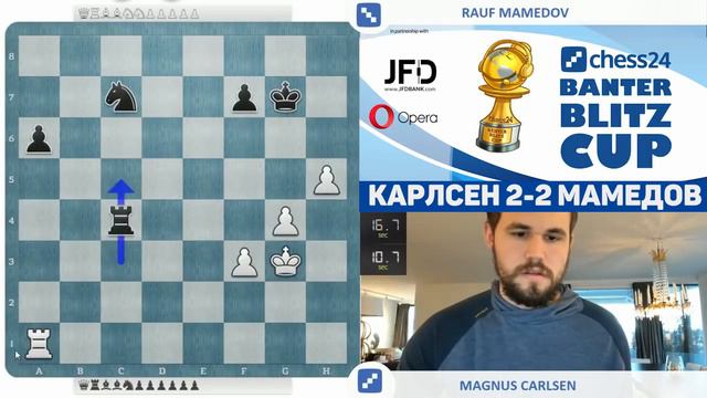 ПО ШАРАМ НЕ ПОПАДАЮ! Магнус Карлсен на русском играет Бантер Блиц на chess24(RUS) Шахматы Блиц смотреть онлайн