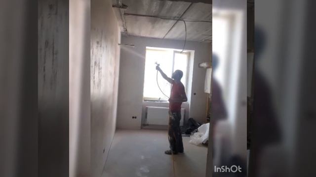 Ремонт под ключ!Механизированная шпаклевка безвоздушным способом!Шпаклевка стен.