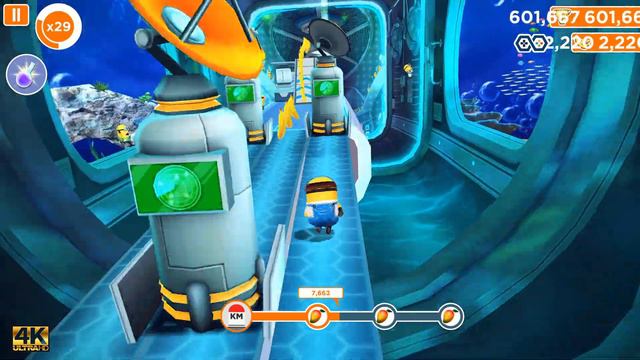 Despicable Me Minion Rush Grandpa Minion run 14K meters at Anti Villain League | Lv384 Ep234 | 4K смотреть онлайн