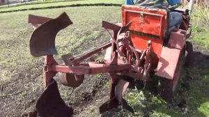 Весенняя вспашка огорода