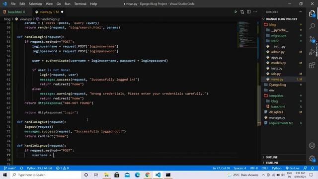 #14 | IUser Login and Signup in Django | Django Tutorials | Python Web Framework | Django ? смотреть онлайн