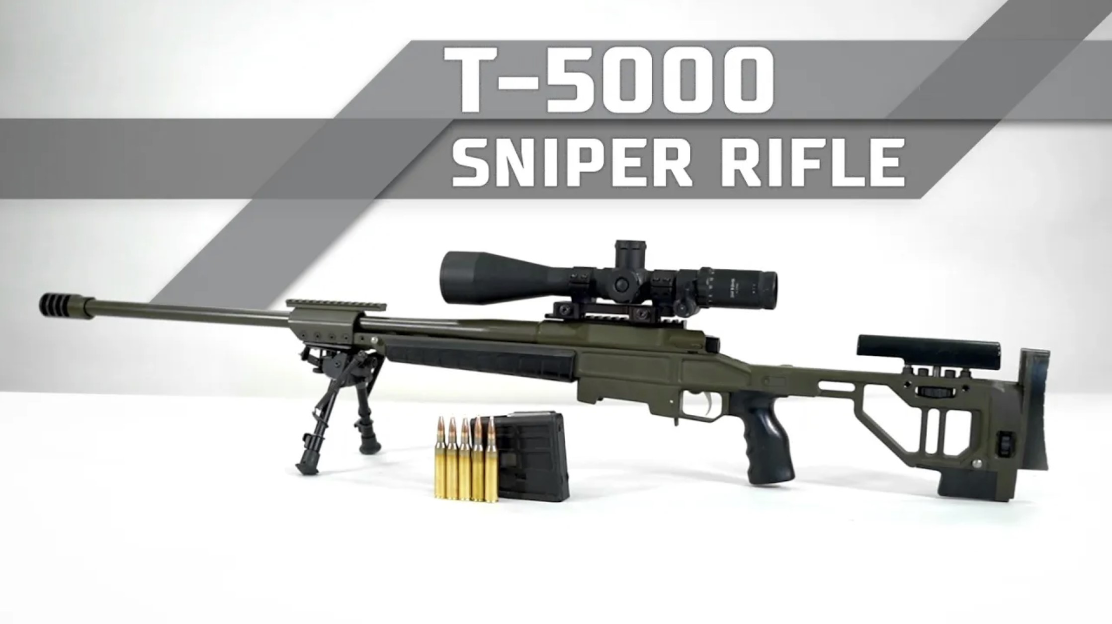 T-5000 high precision sniper rifle in action смотреть онлайн