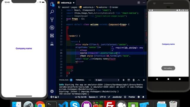 Not Splash Screen || setTimeout() || React Native || iOS App || Android App смотреть онлайн