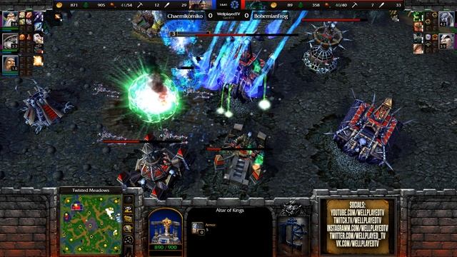 БОЛЬШИЕ КАРТЫ НЕ ДЛЯ WARCRAFT?: Chaemiko (Hu) vs BohemianFrog (Ud) Warcraft 3 Reforged смотреть онлайн