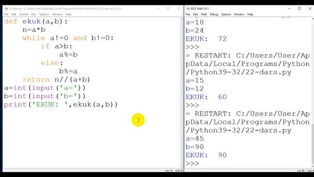 PYTHON DASTURLASH TILI (SONNI AKSLANTIRISH, CANVAS, BELGINI ALMASHTIRISH) 58-DARS смотреть онлайн