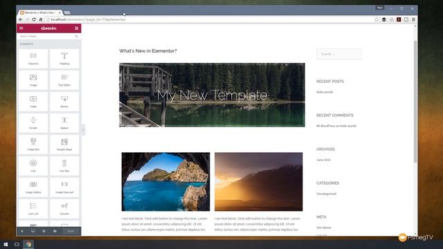 Elementor for Wordpress: Templates Tutorial смотреть онлайн